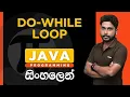 Java Tutorial - 12 Java Do While Loop Sinhala
