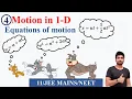 Motion In 1D-04 Equations of motion JAGAT SIR