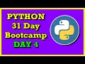 PYTHON Boot camp WALK THROUGH GUVI DAY 4