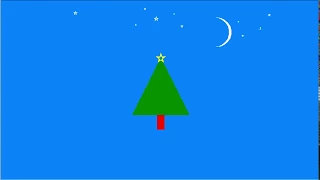 Wishing Merry Christmas using Python Turtle