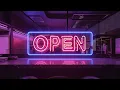 Open sign glowing English Pop Songs 2025 New Music