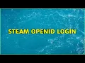 Steam Openid login