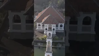 Water Palace Taman Ujung drone perspective #indonesia #bali #aroundtheworld #travel #tamanujung