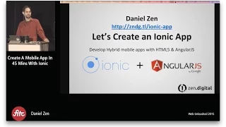 Build an Ionic App in 45 minutes or less