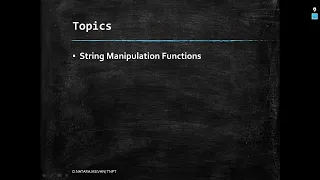 String Manipulation Functions in PHP