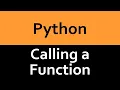 Calling a Function in Python