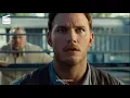 Jurassic World Falls into the raptors cage CLIP