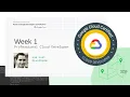 GDG Road to Google Developer Certification Session 1 of 6