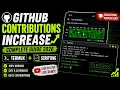 How to Increase GitHub Contributions Using Termux GitHub Automation Script Tutorial 2026