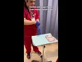 Medical assisting student setting up a TB test