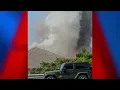 Large fire burning at Seneca apartment complex