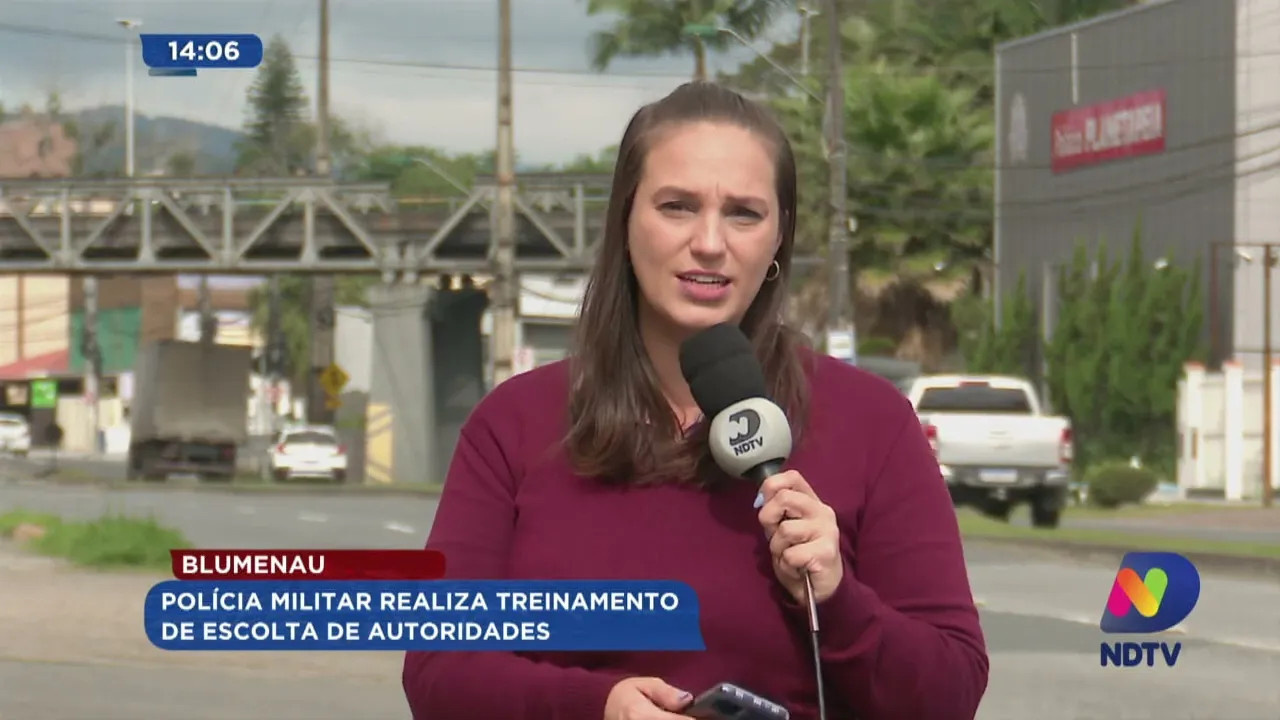 Blumenau: Polícia Militar realiza treinamento de escolta de autoridades