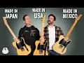 Fender Telecaster - Made in Mexico Japan USA What is the difference
