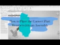How to Place the Correct iPart Members into an Assembly Design Drafting with S Henderson