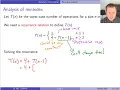 Unit 2 Class 6 Insertion Sort and First Recurrences