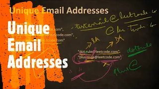 Unique Email Addresses LeetCode 929 Coders Camp