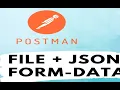 how to upload file json in rest api at the same time