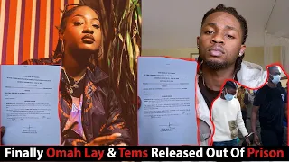 finally nigerian artists omah lay and tems released out of prison 