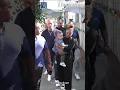 Janet Jackson Holding Her Baby While Walking With Her Bodyguards