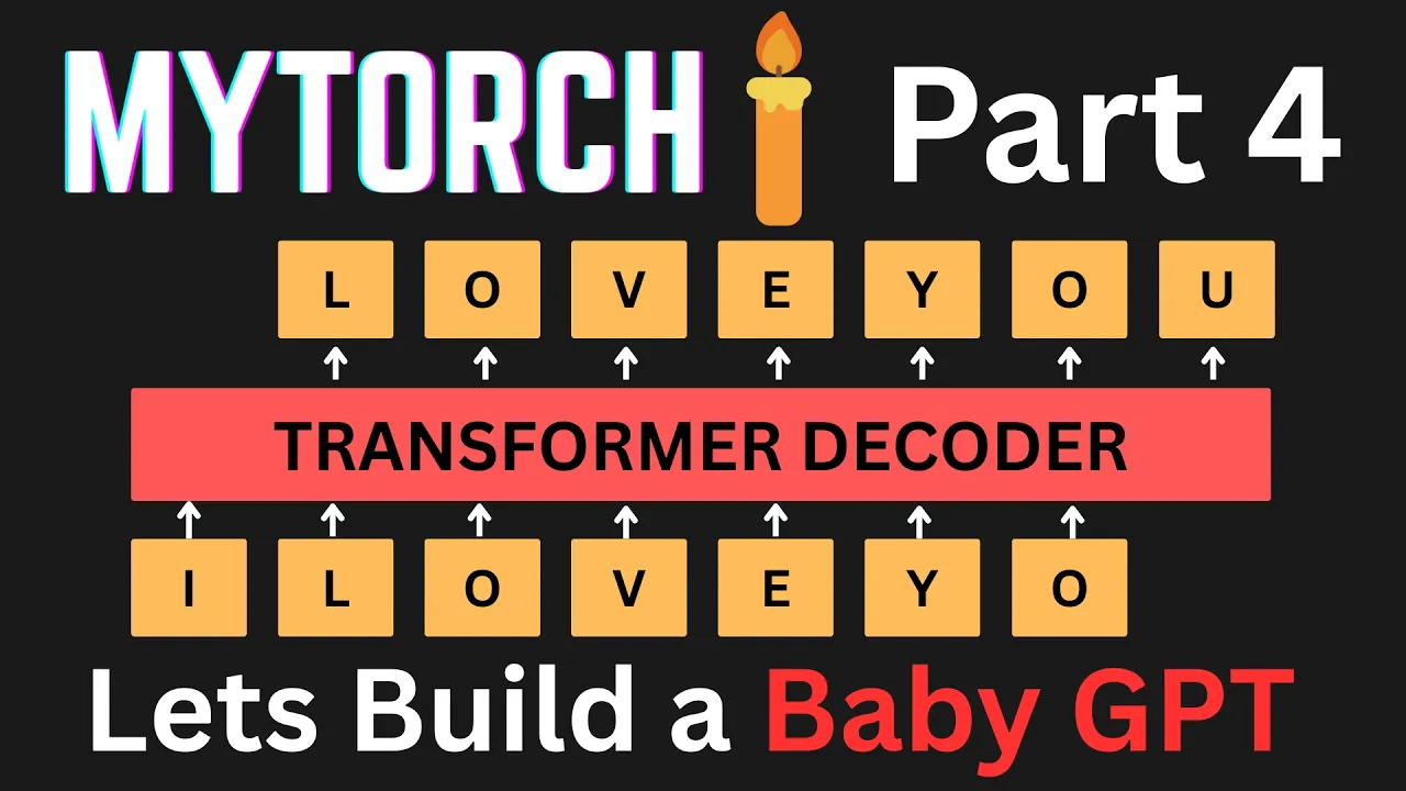 MyTorch Part 4: Lets Build a Baby GPT Model