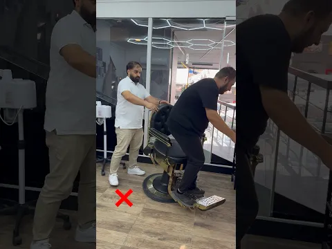 Bazen oturamazsın 😳💈