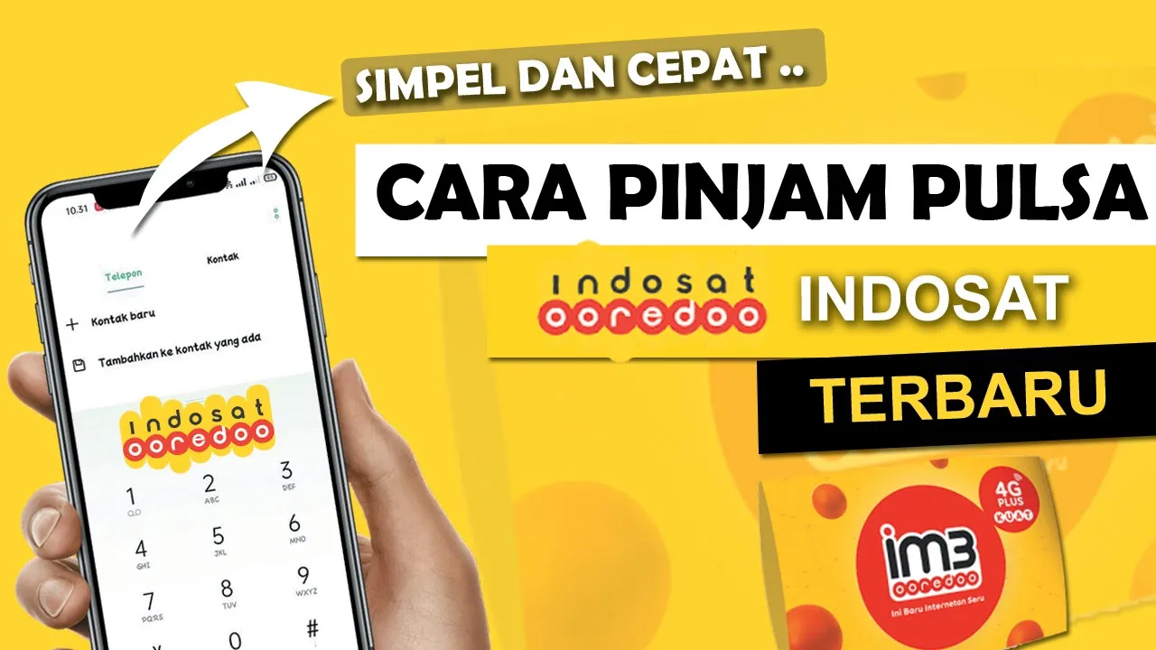 TERBARU CARA PINJAM PULSA INDOSAT 2021