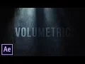 After Effects Tutorial Volumetric Light and Dust No Plugins