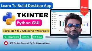 Python GUI Tutorial with Tkinter in one in Hindi 2024