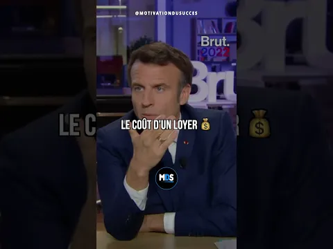 Macron parle du coût de la vie
