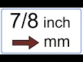 What Is Inch in Millimeters