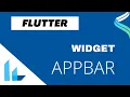 Flutter AppBar Widget In Hindi Flutter AppBar