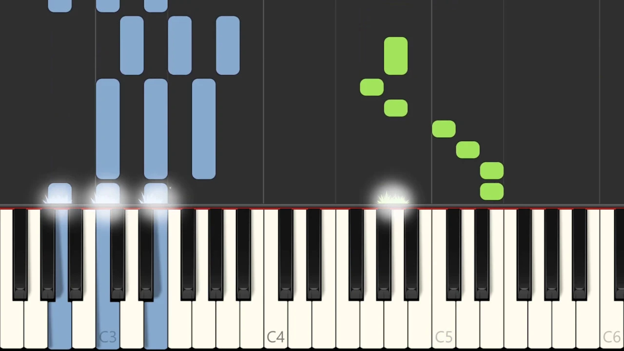 Meek Mill ft. Justin Timberlake "Believe" Piano Sheet Music Synthesia Preview - A Minor