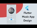 Flutter Music Player UI Design - Speed Code Tutorial