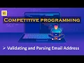 Validating and Parsing Email Address - HackerRank