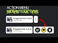 Action Menu Microinteractions - Animated Menu using Html CSS Javascript