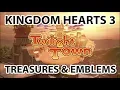Kingdom Hearts 3 Twilight Town - All Treasures Lucky Emblems