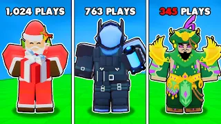 So I used the LEAST POPULAR kits in Roblox Bedwars