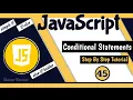 Conditional Statements if and else-if in JavaScript JavaScript Course Tutorial - 45