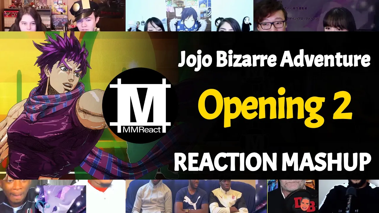 JoJo's Bizarre Adventure Opening 2 | Reaction Mashup
