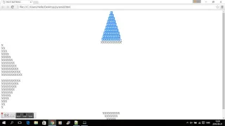 JAVASCRIPT ASSIGNMENT - PATTERN PRINTING