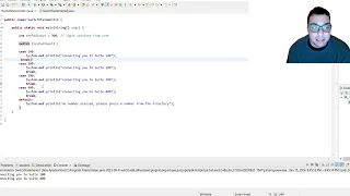 Java Programming Switch Statements