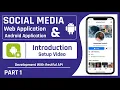 Social Media Platform With Restful API Android Application Setup Social Media App Development
