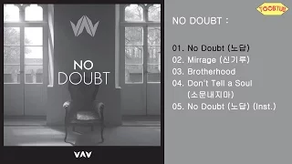 Download [Full Album] VAV (브이에이브이) - NO DOUBT [2nd Mini Album Part.2] MP3