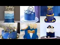 55 Blue Men Birt ay cake design cake Men Celebration birt ay Cake