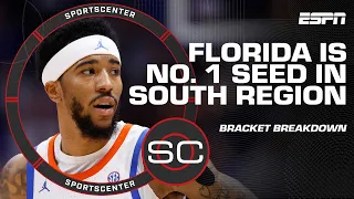 BRACKET BREAKDOWN Florida is No 1 seed in South SportsCenter