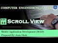Lec-34 - Scroll View in Android Mobile Application Development Computer Engineering