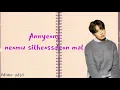 Download Lagu BTS - Annyeong / Majimak insa easy lyrics (prod. by RM)