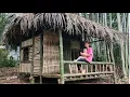 Download Lagu FULL VIDEO.  Building a bamboo house for a 20-year-old single mother  @NGThuy-02