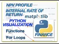 Net Present Value PROFILE Internal Rate of Return IRR Basic Visualization