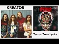 Lagu Kreator : Terror Zone Lyrics